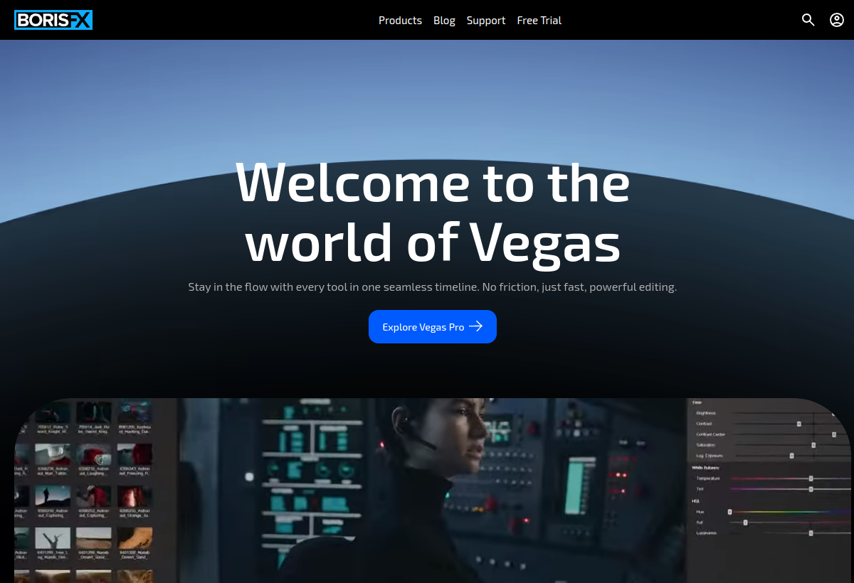 VEGAS Pro AI screenshot