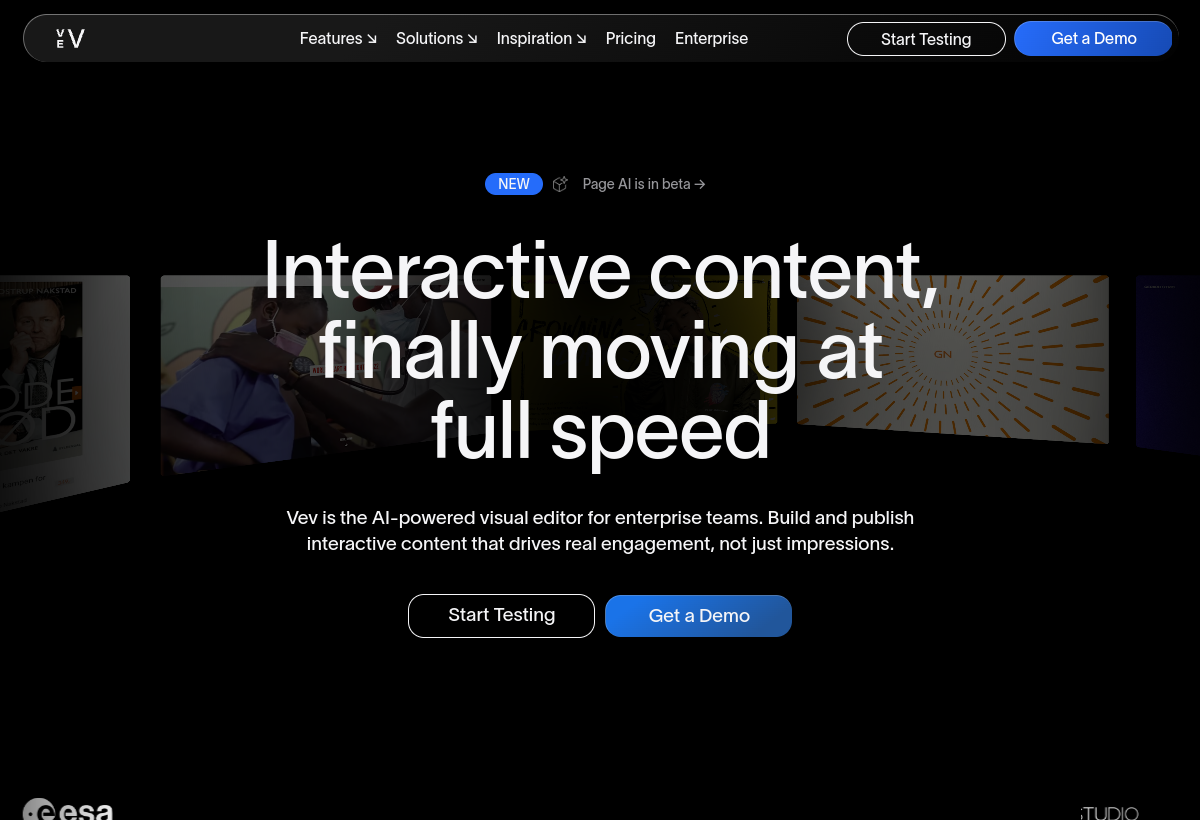 Vev screenshot