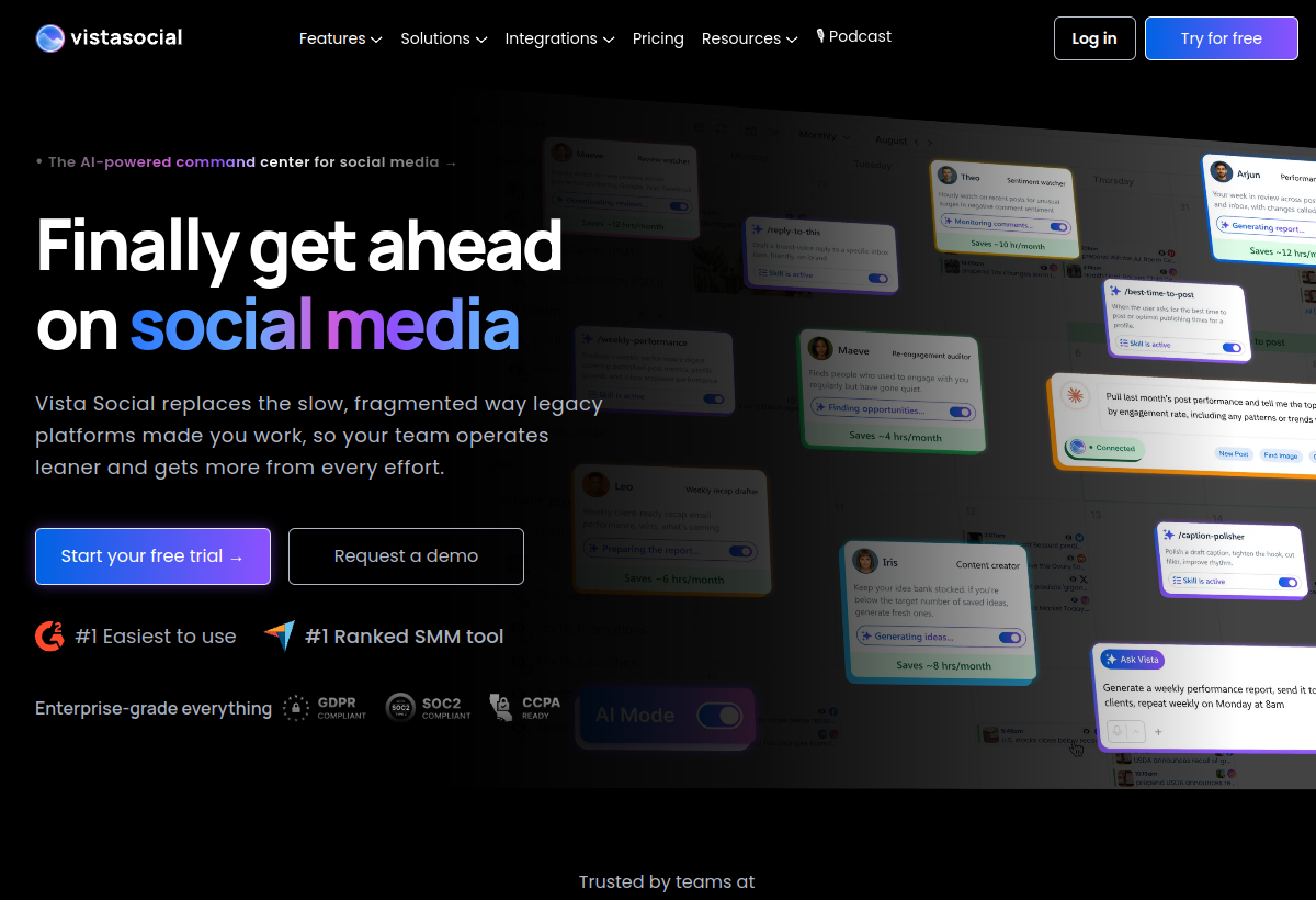 Vista Social screenshot