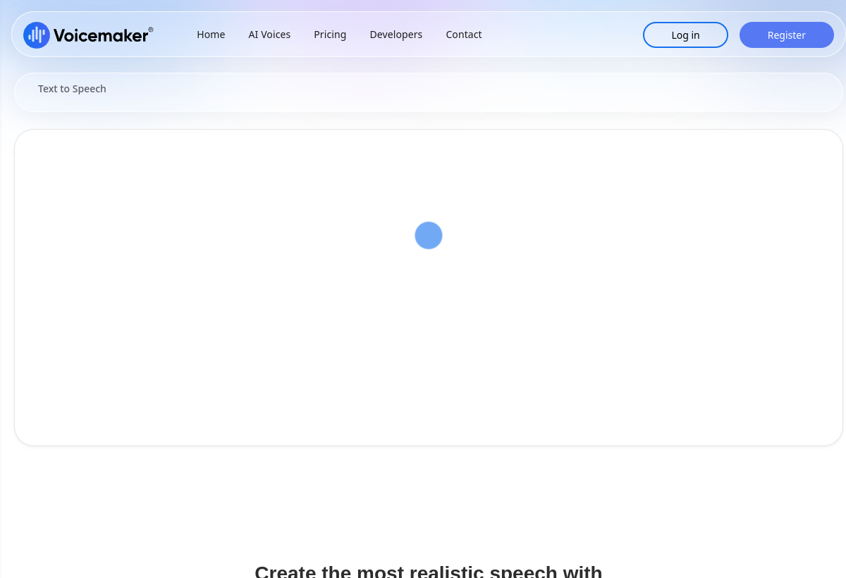 Voicemaker screenshot