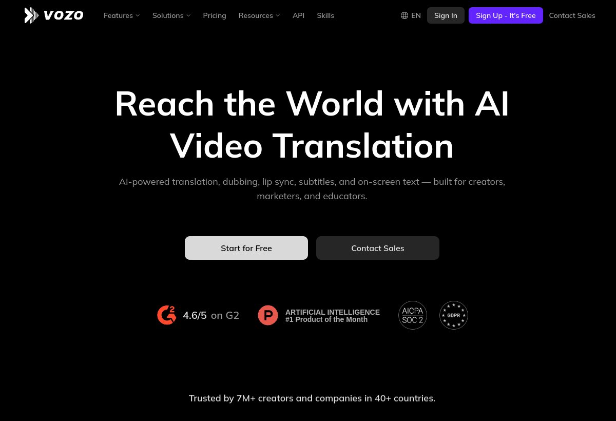 Vozo AI screenshot