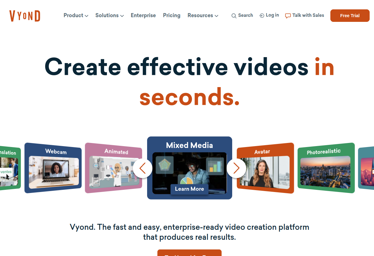 Vyond screenshot