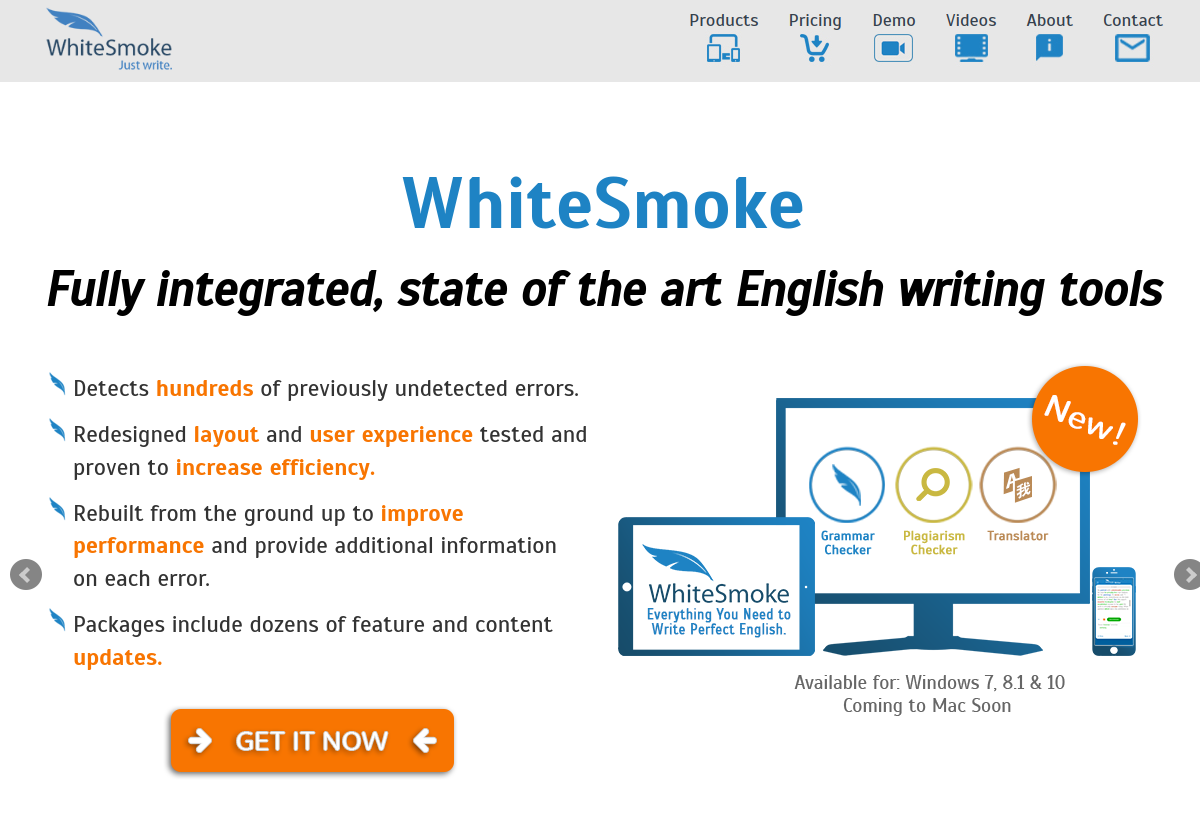 WhiteSmoke screenshot