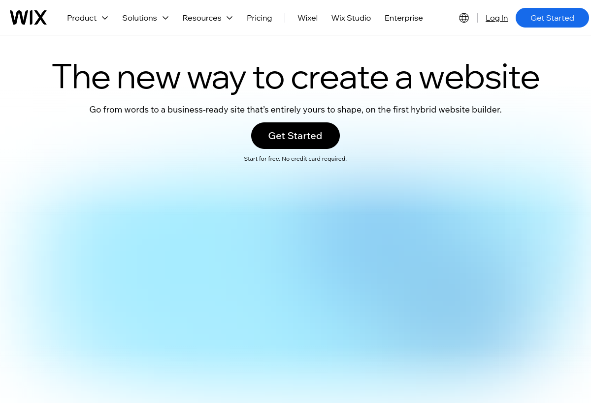 Wix AI Website Builder screenshot