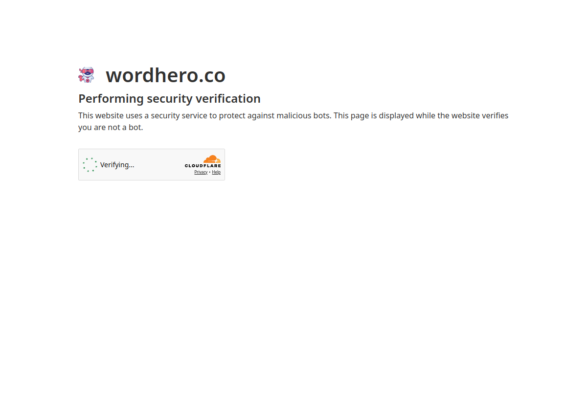 WordHero screenshot