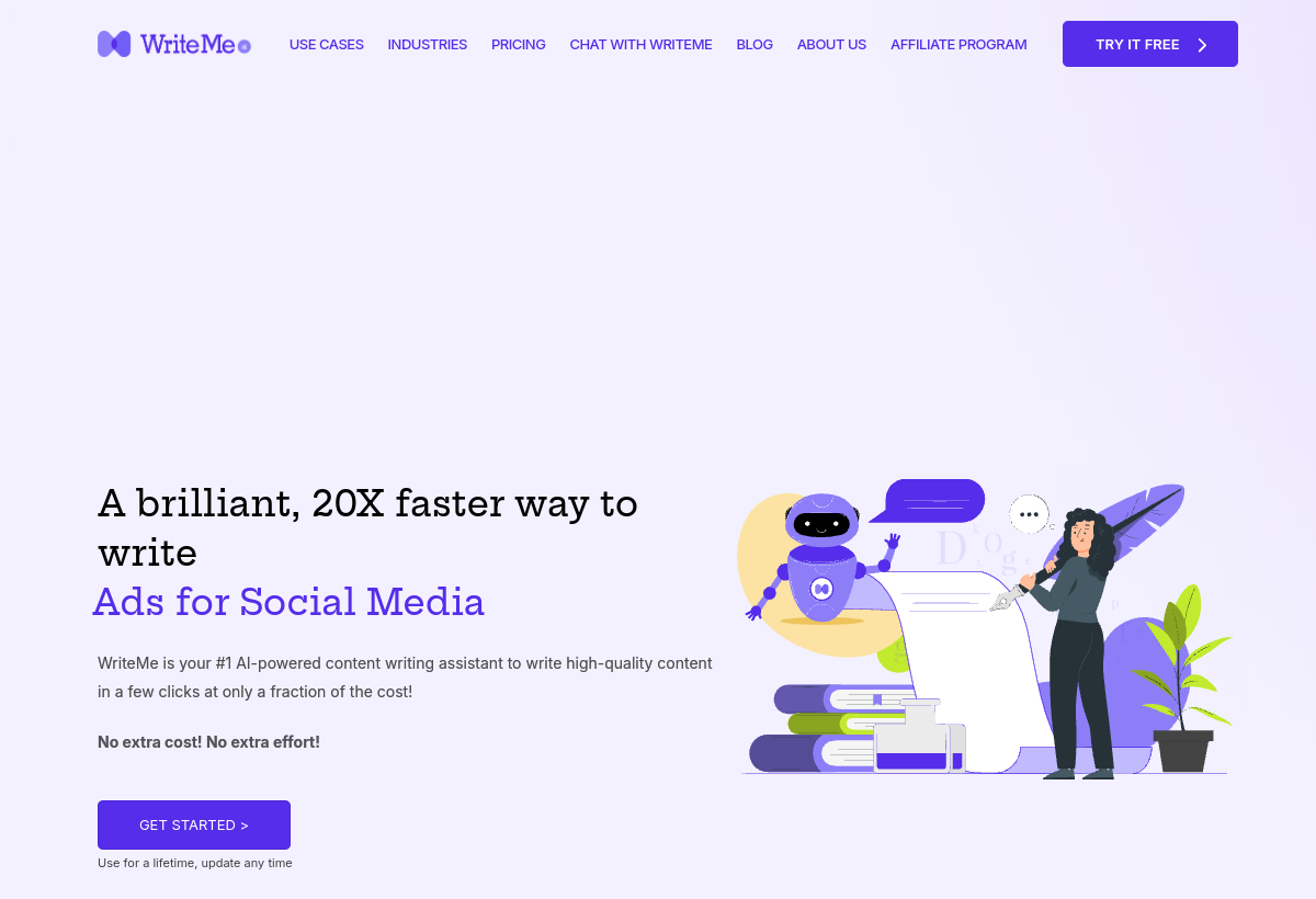 WriteMe screenshot