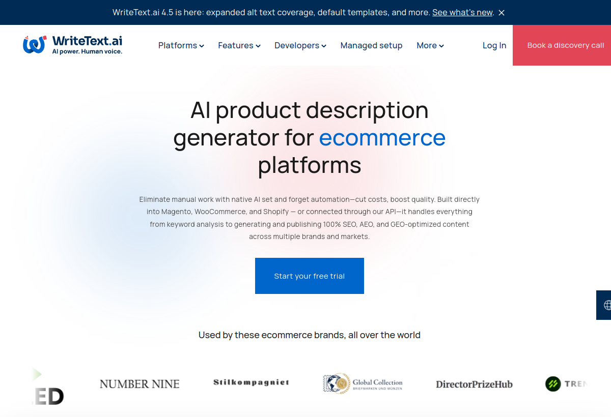 WriteText.ai screenshot