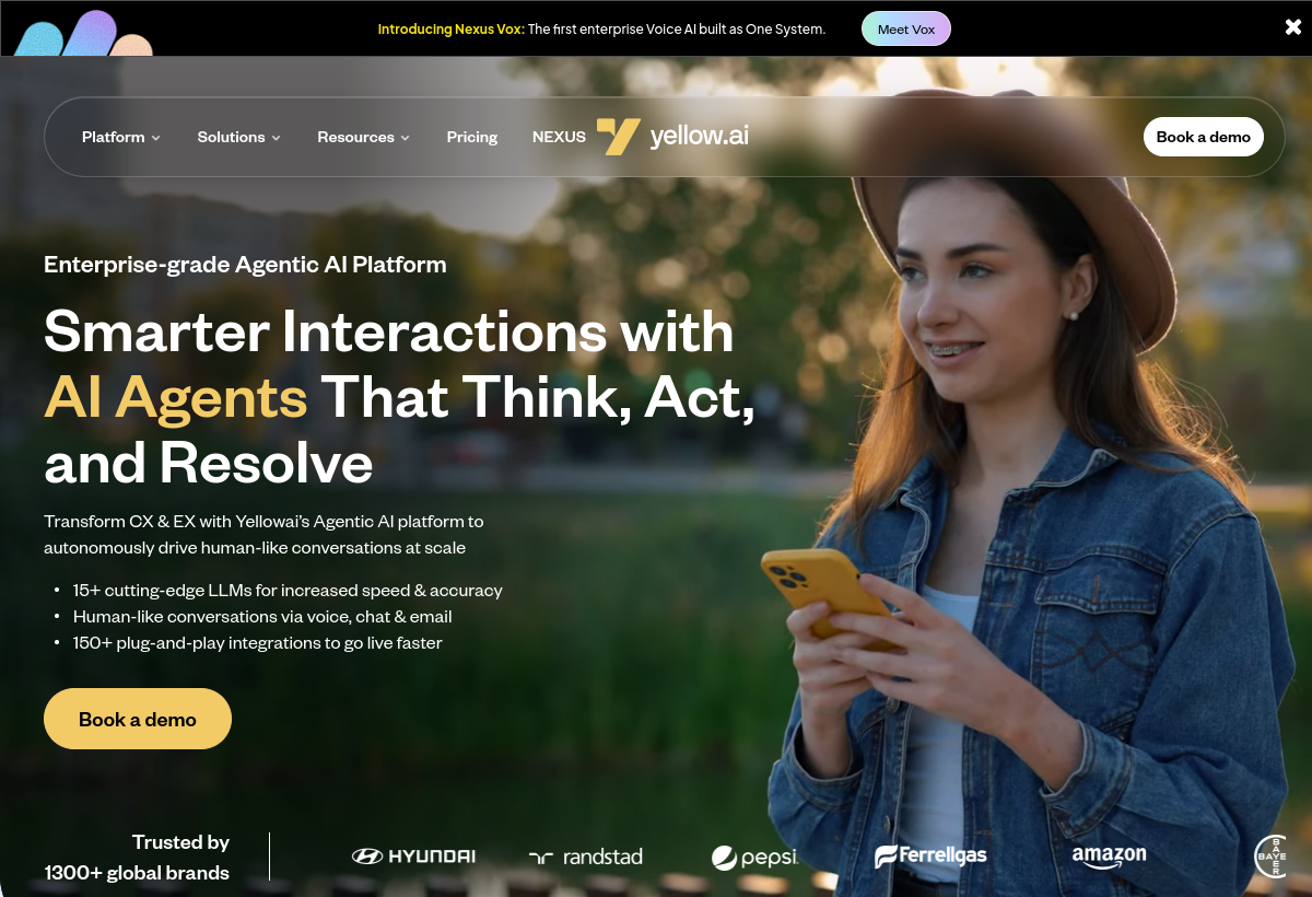 Yellow.ai screenshot