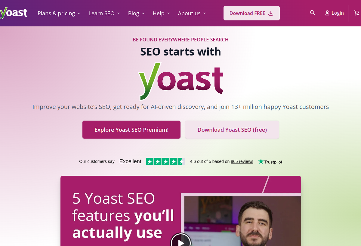 Yoast SEO AI screenshot