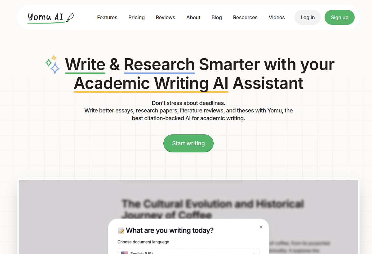 Yomu AI screenshot