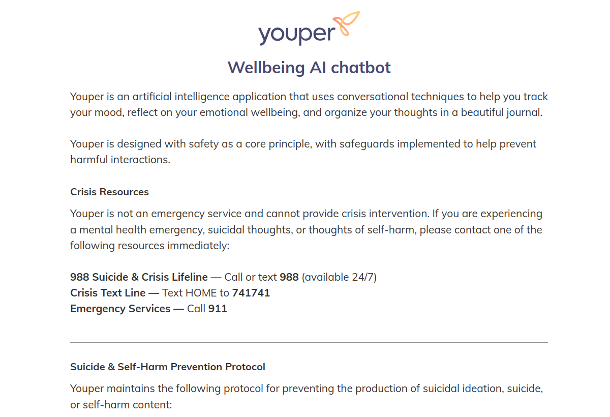 Youper screenshot